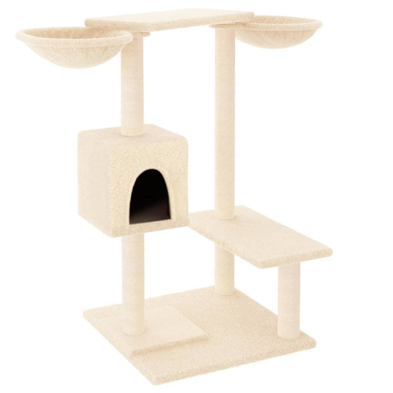 Cat Tree with Scratching Posts Cream 82 cm Payday Deals