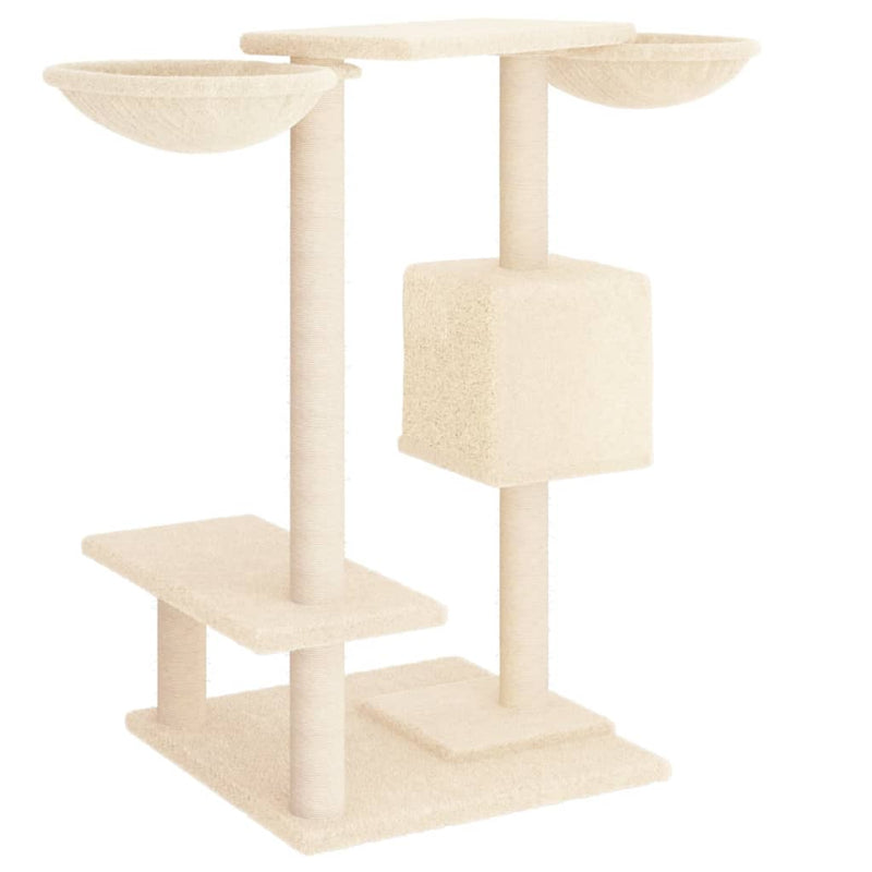 Cat Tree with Scratching Posts Cream 82 cm Payday Deals