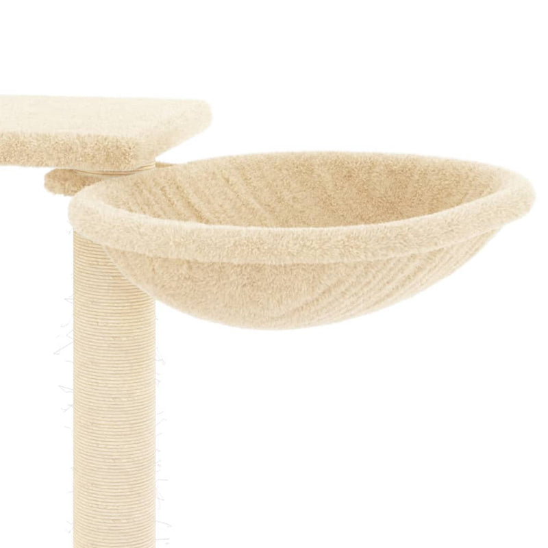 Cat Tree with Scratching Posts Cream 82 cm Payday Deals