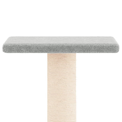 Cat Tree with Sisal Scratching Posts Light Grey 73 cm Payday Deals