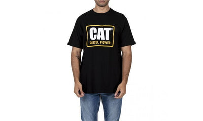 Caterpillar Men's Big & Tall CAT Diesel Power Short Sleeve Classic Fit Tee - Black Payday Deals