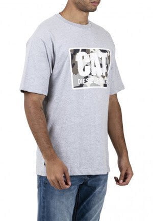 Caterpillar Men's Diesel Power Tee Casual T-Shirt Top - Grey Payday Deals