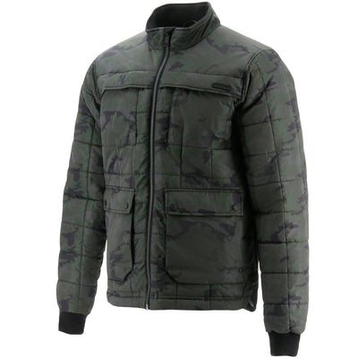 Caterpillar Mens Terrain Jacket Quilted Insulated Water Resistant - Night Camo