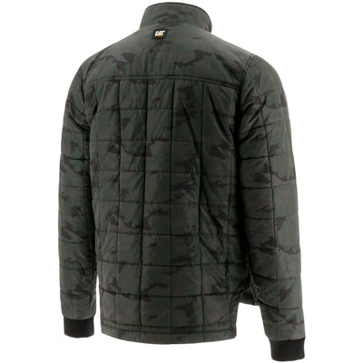 Caterpillar Men's Terrain Jacket Quilted Insulated Water Resistant - Night Camo Payday Deals