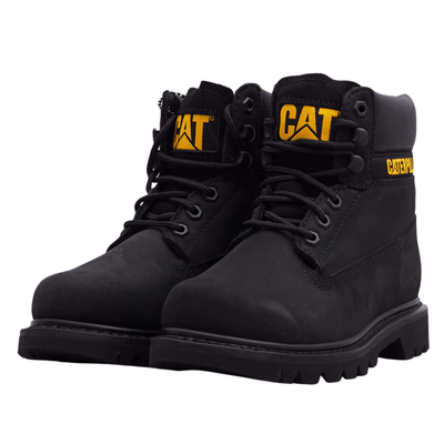 Caterpillar Womens Colorado Boots Leather Shoes - Black