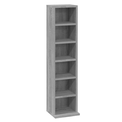 CD Cabinet Grey Sonoma 21x20x88 cm Engineered Wood Payday Deals