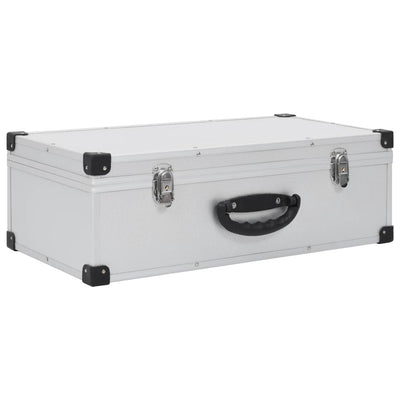 CD Case for 80 CDs Aluminium ABS Silver Payday Deals
