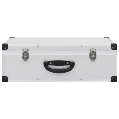 CD Case for 80 CDs Aluminium ABS Silver Payday Deals