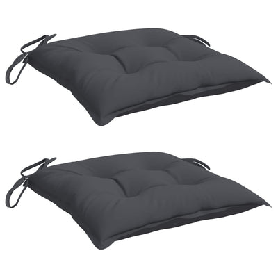 Chair Cushions 2 pcs Anthracite 40x40x7 cm Oxford Fabric Payday Deals