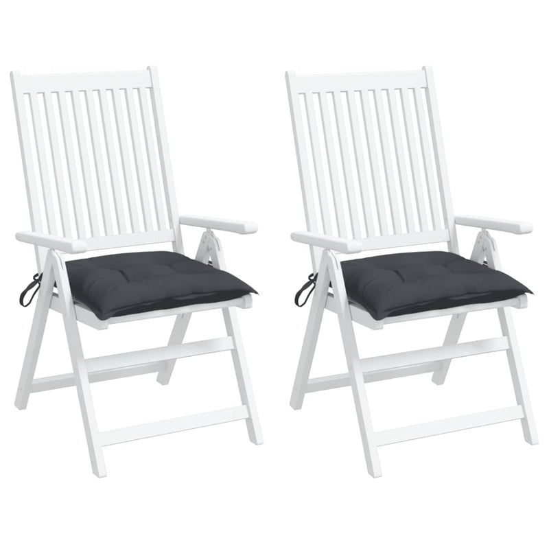 Chair Cushions 2 pcs Anthracite 40x40x7 cm Oxford Fabric Payday Deals