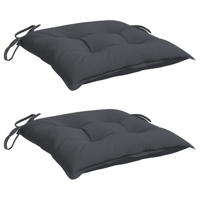 Chair Cushions 2 pcs Anthracite 50x50x7 cm Oxford Fabric Payday Deals