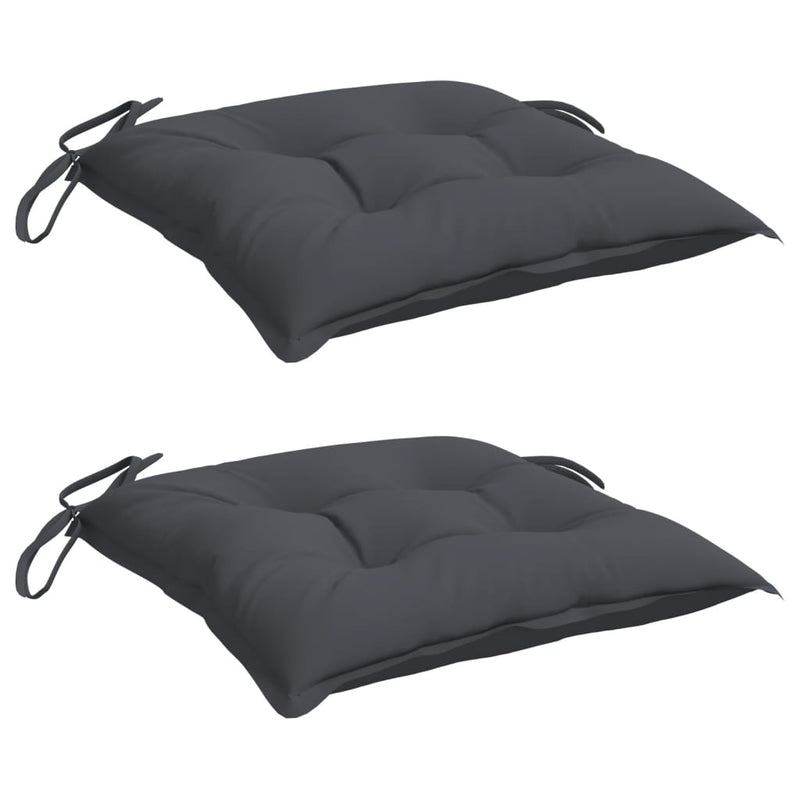 Chair Cushions 2 pcs Anthracite 50x50x7 cm Oxford Fabric Payday Deals