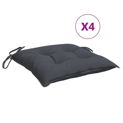 Chair Cushions 4 pcs Anthracite 50x50x7 cm Oxford Fabric Payday Deals