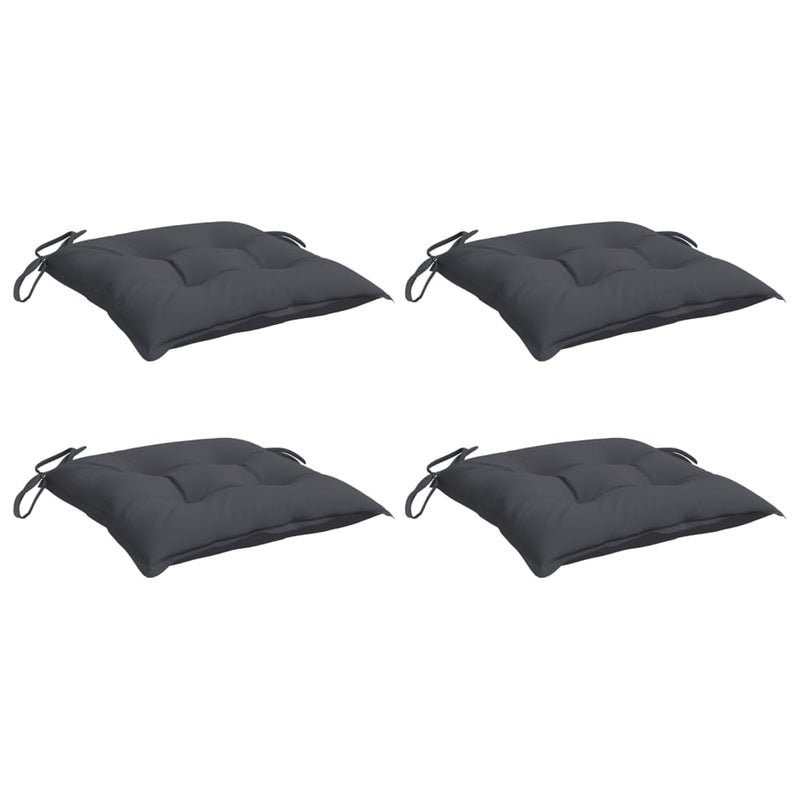 Chair Cushions 4 pcs Anthracite 50x50x7 cm Oxford Fabric Payday Deals