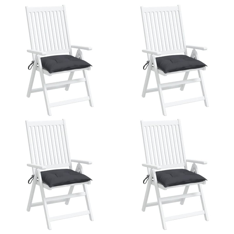 Chair Cushions 4 pcs Anthracite 50x50x7 cm Oxford Fabric Payday Deals