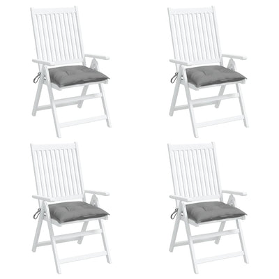 Chair Cushions 4 pcs Grey 40x40x7 cm Oxford Fabric Payday Deals