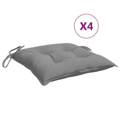 Chair Cushions 4 pcs Grey 50x50x7 cm Oxford Fabric Payday Deals