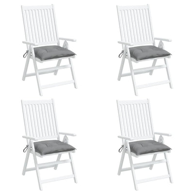 Chair Cushions 4 pcs Grey 50x50x7 cm Oxford Fabric Payday Deals