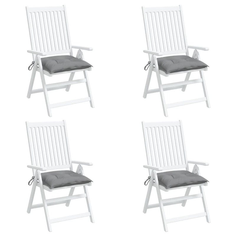 Chair Cushions 4 pcs Grey 50x50x7 cm Oxford Fabric Payday Deals