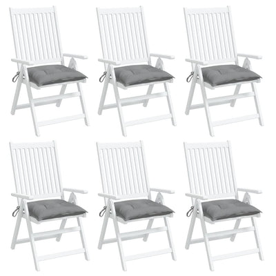 Chair Cushions 6 pcs Grey 40x40x7 cm Oxford Fabric Payday Deals