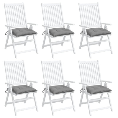 Chair Cushions 6 pcs Grey 50x50x7 cm Oxford Fabric Payday Deals