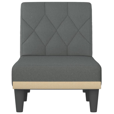 Chaise Longue Dark Grey Fabric Payday Deals
