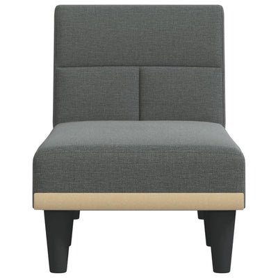 Chaise Longue Dark Grey Fabric Payday Deals