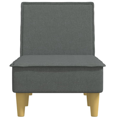Chaise Longue Dark Grey Fabric Payday Deals