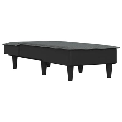 Chaise Longue Dark Grey Fabric Payday Deals
