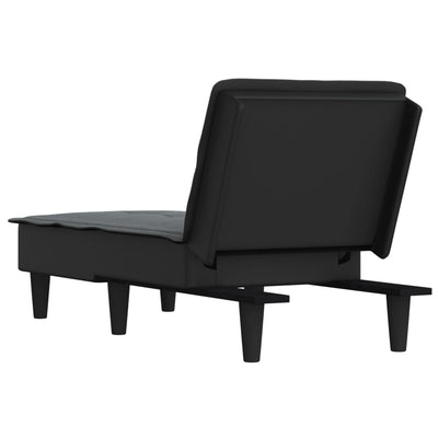 Chaise Longue Dark Grey Fabric Payday Deals