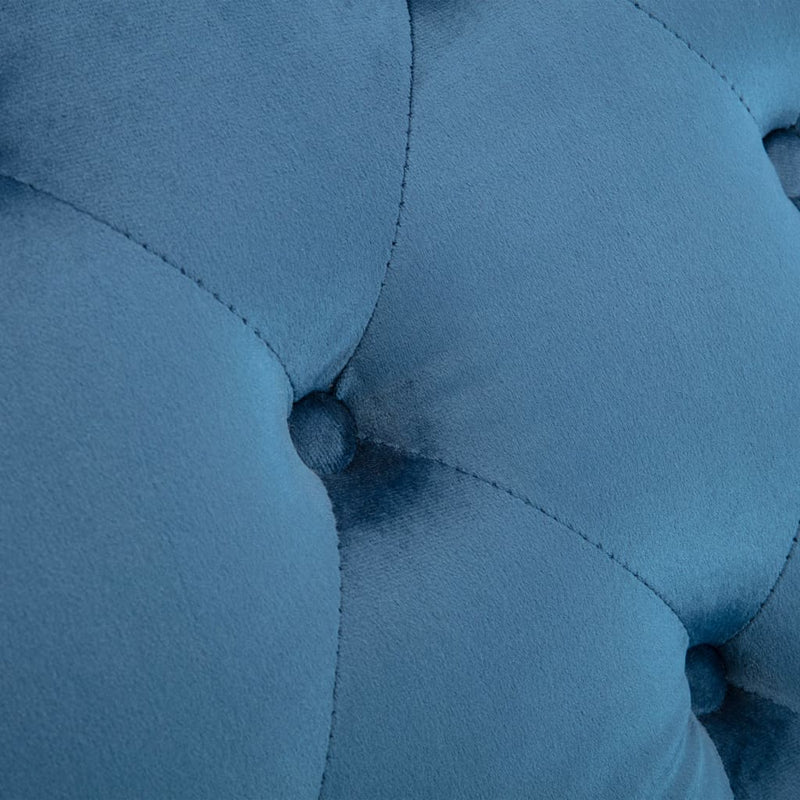 Chaise Lounge Blue Velvet Payday Deals