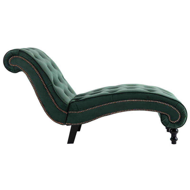 Chaise Lounge Green Velvet Payday Deals