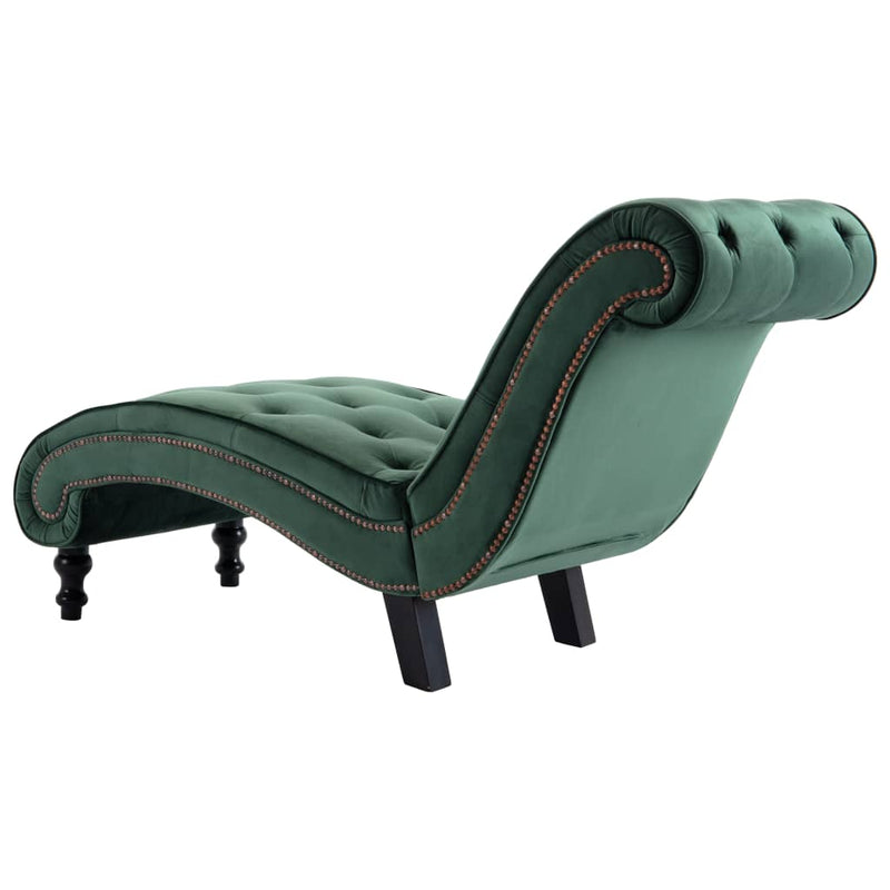 Chaise Lounge Green Velvet Payday Deals