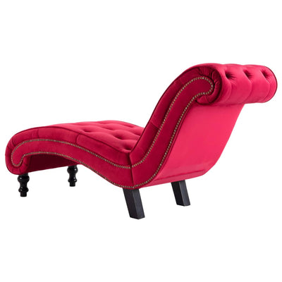 Chaise Lounge Red Velvet Payday Deals