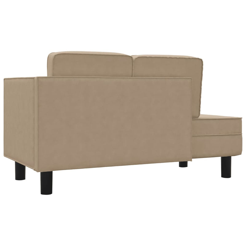 Chaise Lounge with Cushions and Bolster Cappuccino Faux Leather Payday Deals