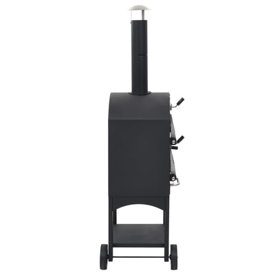 Charcoal Fired Outdoor Pizza Oven with Fireclay Stone Payday Deals
