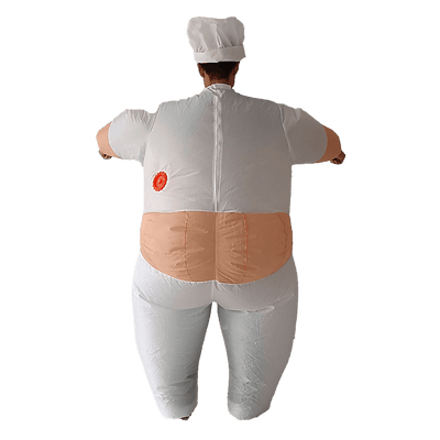 CHEF Fancy Dress Inflatable Suit -Fan Operated Costume Payday Deals