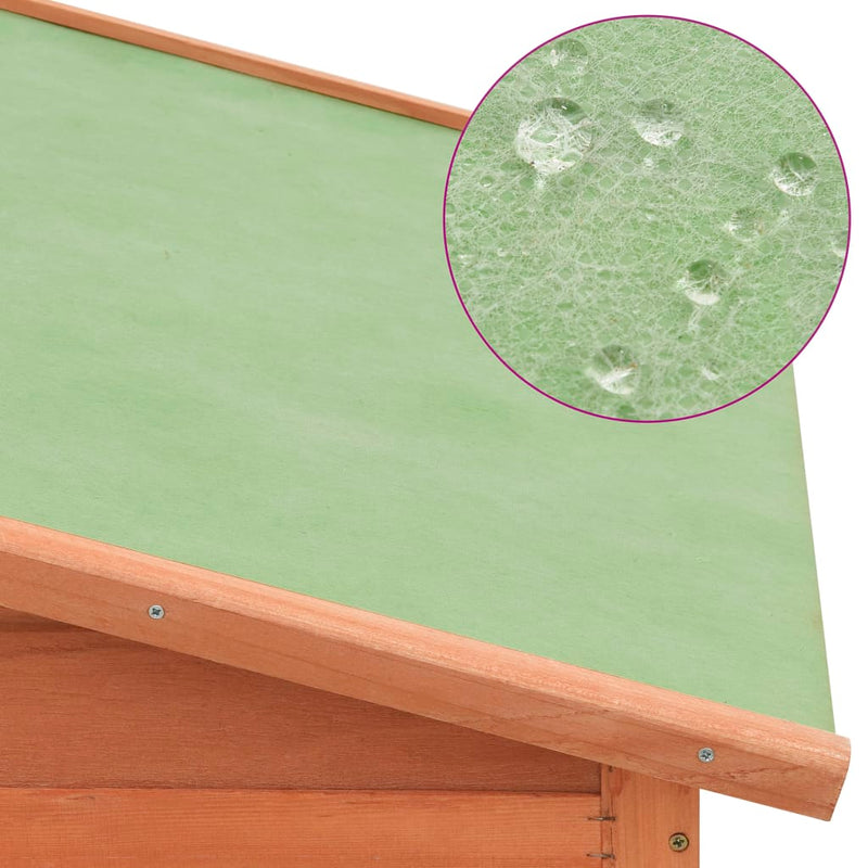 Chicken Coop with Nest Box Solid Fir Wood Payday Deals