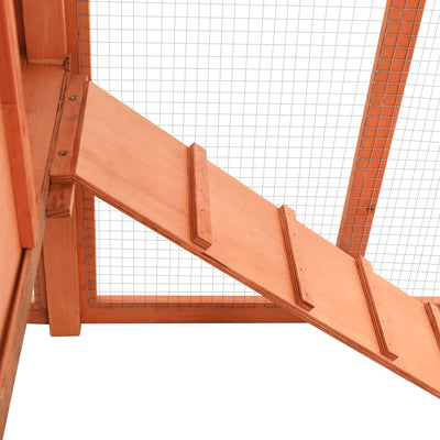 Chicken Coop with Nest Box Solid Fir Wood Payday Deals