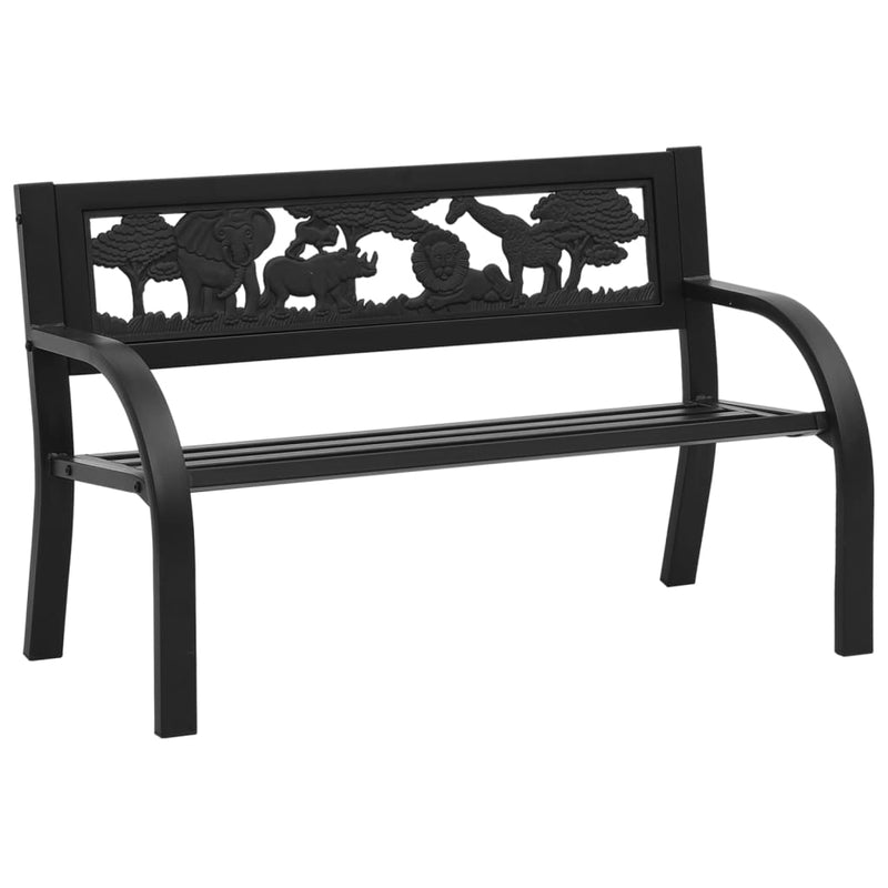 Children Garden Bench 86 cm Steel Payday Deals