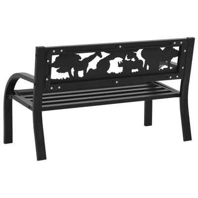 Children Garden Bench 86 cm Steel Payday Deals