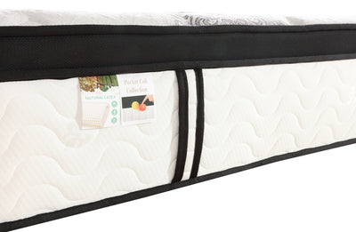 Chiro 7 Zone Latex Euro Top 35cm Pocket Spring Mattress - Double Size Payday Deals