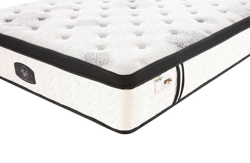 Chiro 7 Zone Latex Euro Top 35cm Pocket Spring Mattress - King Size Payday Deals