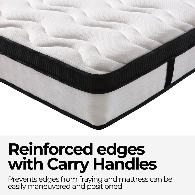 ChiroSleep Orthopaedic Euro Top Pocket Spring Double Mattress Payday Deals