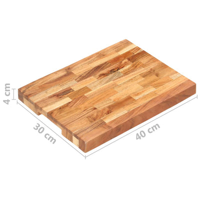 Chopping Board 40x30x4 cm Solid Acacia Wood Payday Deals