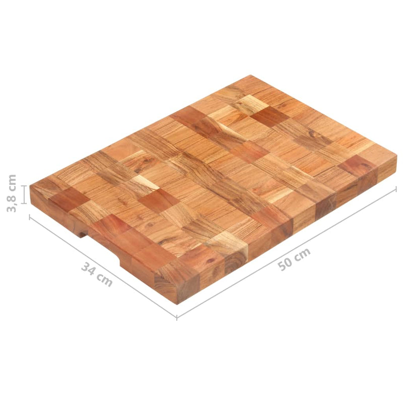 Chopping Board 50x34x3.8 cm Solid Acacia Wood Payday Deals