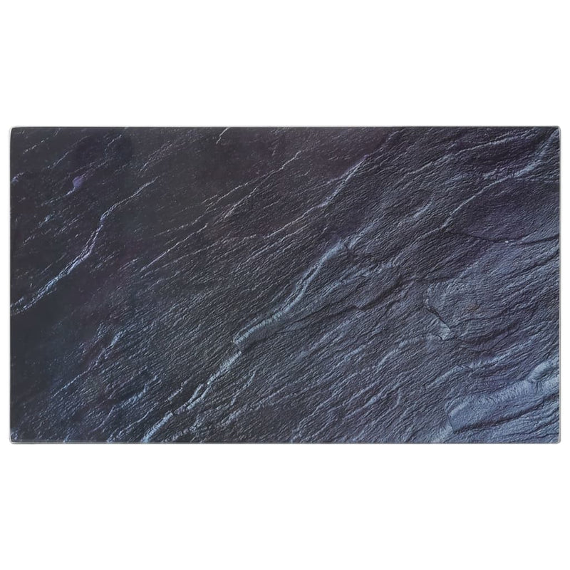 Chopping Boards 2 pcs with Natural Stone Pattern Tempered Glass Payday Deals