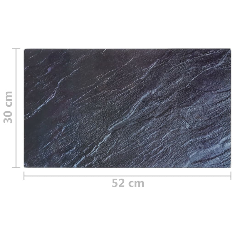 Chopping Boards 2 pcs with Natural Stone Pattern Tempered Glass Payday Deals