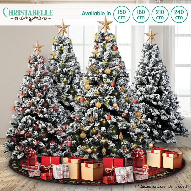 Christabelle Snow-Tipped Artificial Christmas Tree 2.1m 1200 Tips Payday Deals