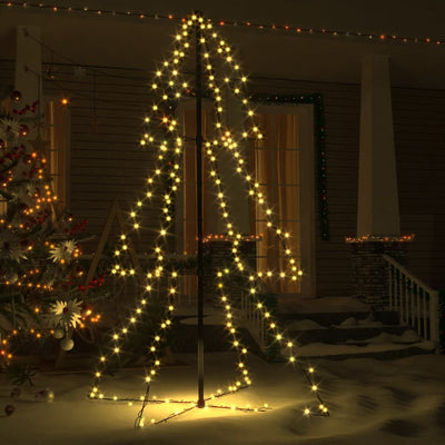 Christmas Cone Tree 200 LEDs Indoor and Outdoor 98x150 cm Payday Deals